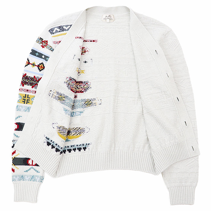 エルメス ウールカシミヤ ニットカーディガン