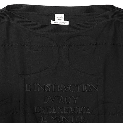 エルメス L’INSTRVCTION36 シルク コットン ニットプルオーバー