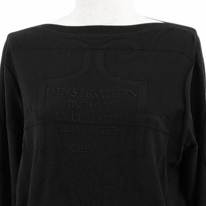 エルメス L’INSTRVCTION36 シルク コットン ニットプルオーバー