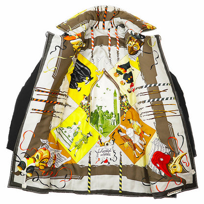 エルメス LE CARNAVAL DE VENISE38 シルクパデッドコート