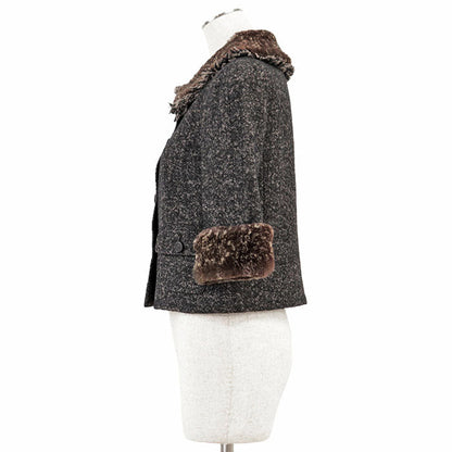 シャネル 05A P26778 ウールヘリンボーンツイードジャケット