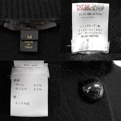 ルイヴィトン ウールカシミヤミンクケープ