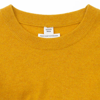 エルメス H刺繍 カシミヤニットプルオーバー36