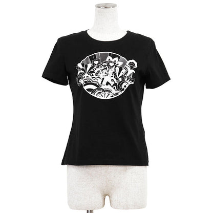エルメス マイクロカルトゥッシュフォーブルレインボー36 コットン Tシャツ