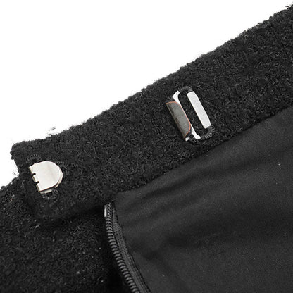 シャネル BOUTIQUE ウール混 スカート