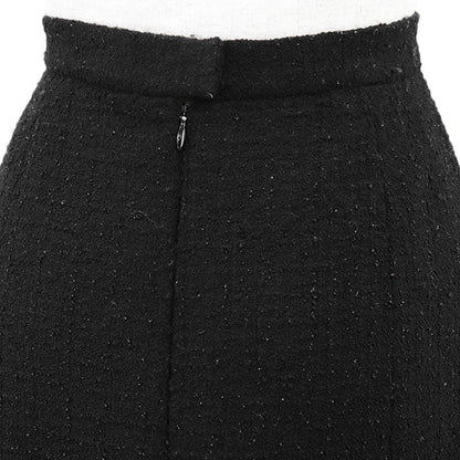 シャネル BOUTIQUE ウール混 スカート