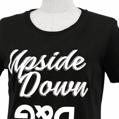 ドルチェ＆ガッバーナ Upside Downロゴ コットンTシャツ