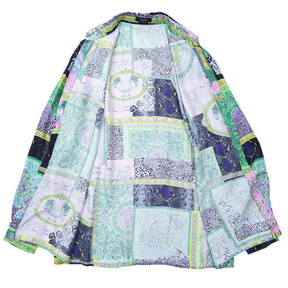 ヴェルサーチェ HERITAGE FIT シルク100% シャツ