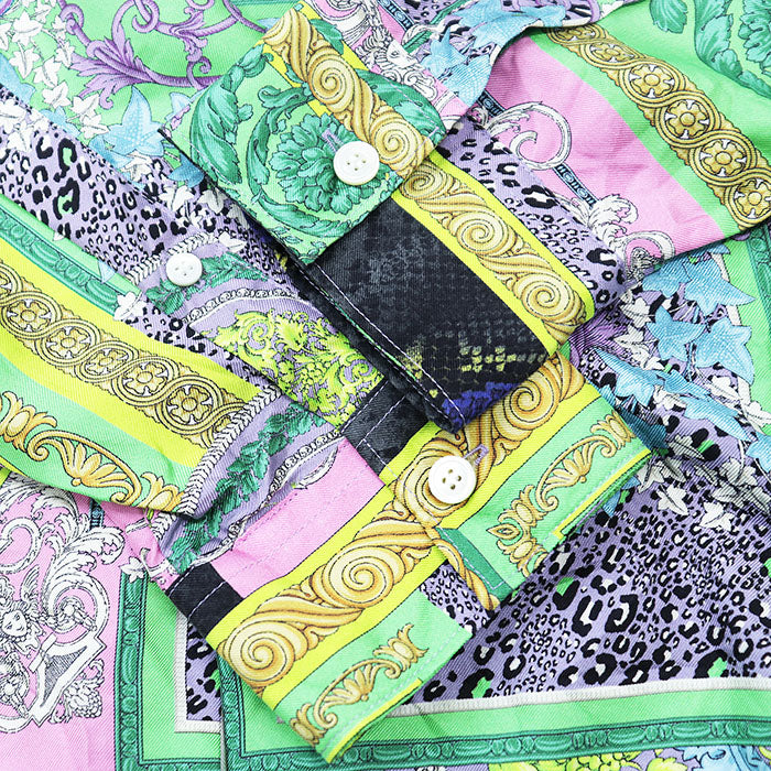 ヴェルサーチェ HERITAGE FIT シルク100% シャツ