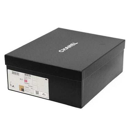 シャネル G33463 エナメル カーフ ハイヒールサンダル