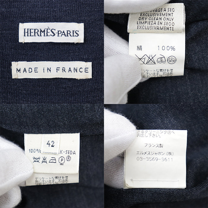 エルメス シルクニットワンピース