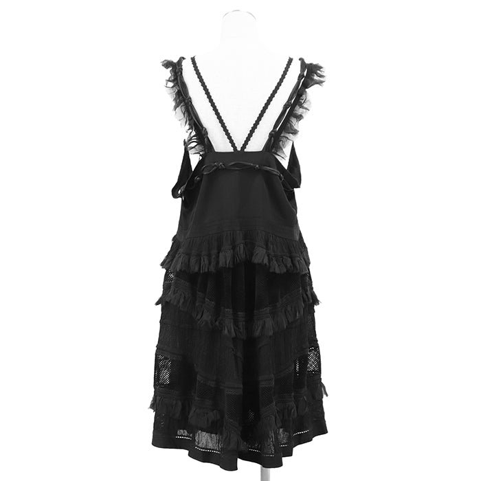 シャネル 07A P31447 ビスコースレーヨン ストレッチメッシュワンピース