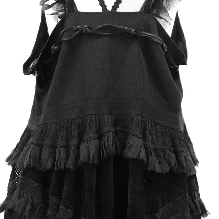 シャネル 07A P31447 ビスコースレーヨン ストレッチメッシュワンピース