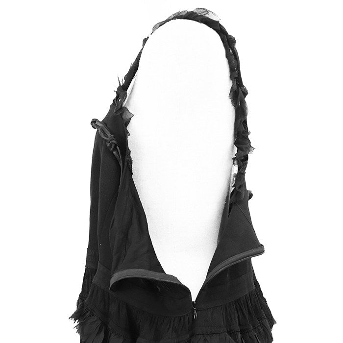 シャネル 07A P31447 ビスコースレーヨン ストレッチメッシュワンピース