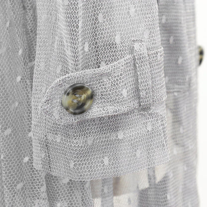 レッドヴァレンティノ レース刺繍トレンチコート