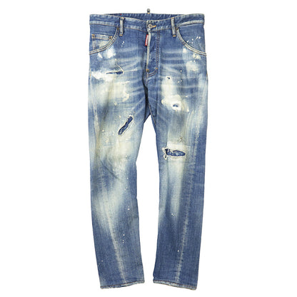 ディースクエアード Skater Jean コットンデニムパンツ