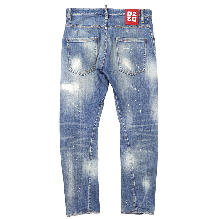 ディースクエアード Skater Jean コットンデニムパンツ