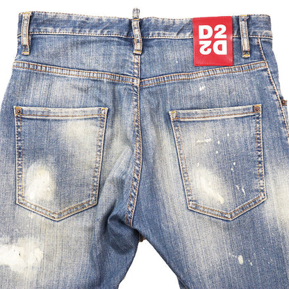 ディースクエアード Skater Jean コットンデニムパンツ