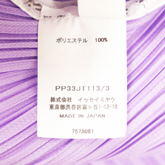 プリーツプリーズ ポリエステルトップス