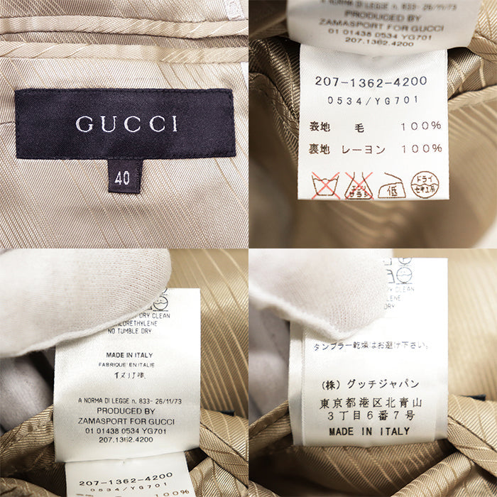 グッチ ウールジャケット