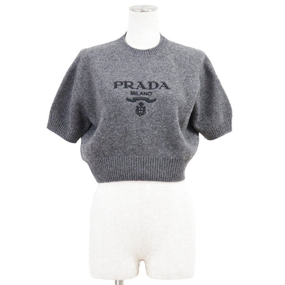 プラダ ウールカシミヤクロップドニットトップス