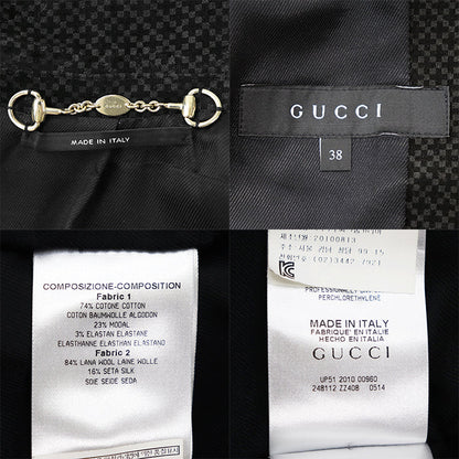 グッチ ストレッチコットンモダールジャケット