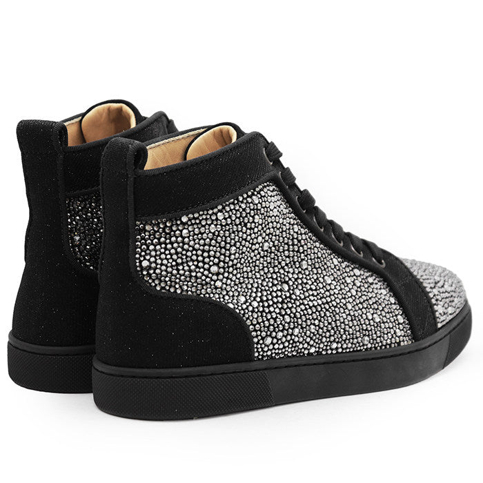 クリスチャンルブタン Louis Strass クリスタルハイカットスニーカー