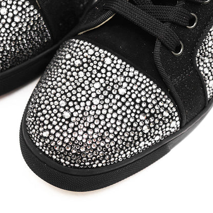 クリスチャンルブタン Louis Strass レザークリスタルハイカットスニーカー
