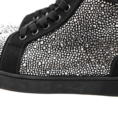 クリスチャンルブタン Louis Strass クリスタルハイカットスニーカー