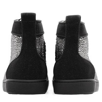 クリスチャンルブタン Louis Strass クリスタルハイカットスニーカー