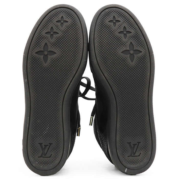 ルイヴィトン モノグラム レザー スエード ハイカットスニーカー
