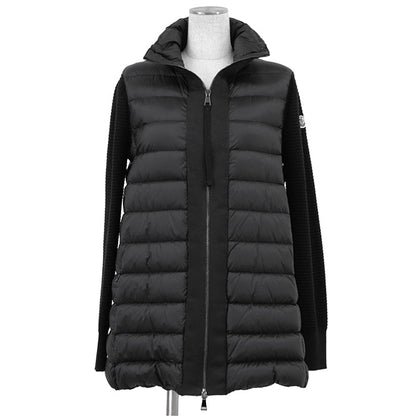 モンクレール MAGLIONE ニット レザー ダウンジャケット