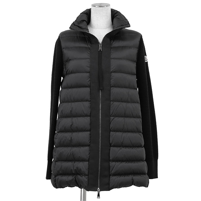 モンクレール MAGLIONE ニット レザー ダウンジャケット