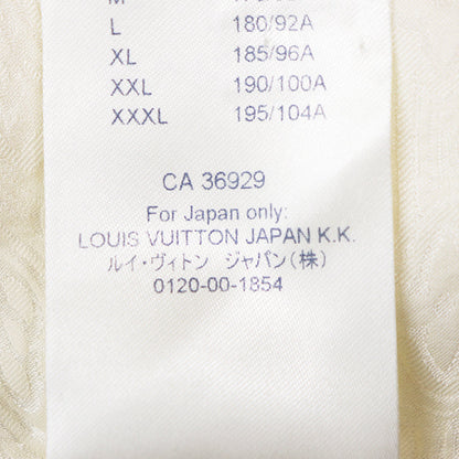 ルイヴィトン モノグラムジャガード コットンシルクシャツ