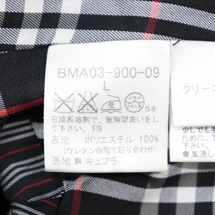 バーバリーブラックレーベル ポリエステルトレンチコート