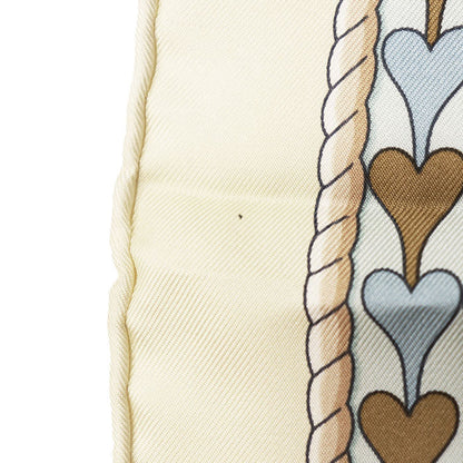 エルメス カレ90 Harnais de Coeur シルクスカーフ