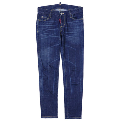 ディースクエアード Jennifer Jean Bleach Splash Denim デニムパンツ