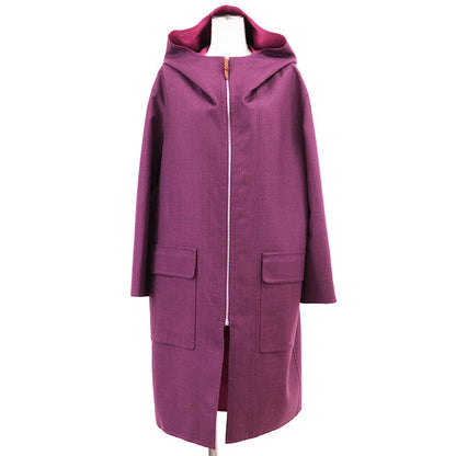 エルメス カシミヤウールシルクコート