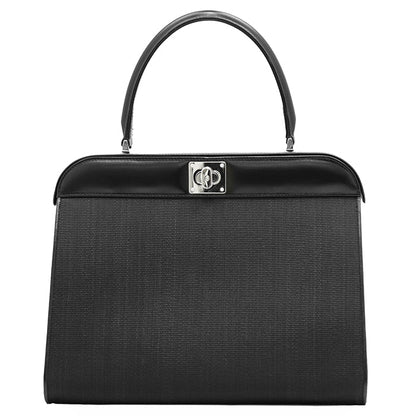 コンテス FRAME BAG ホースヘアー レザー ハンドバッグ