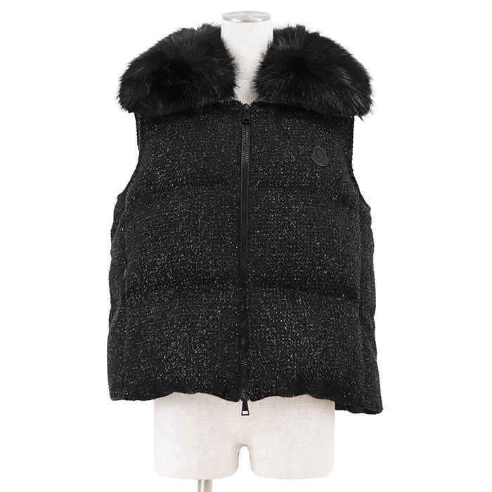 モンクレール CARRELET GILET ウールナイロンダウンベスト