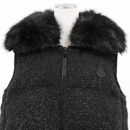 モンクレール CARRELET GILET ウールナイロンダウンベスト