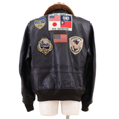 アヴィレックス TOP GUN ゴートレザーフライトジャケット
