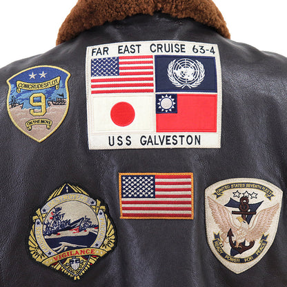 アヴィレックス TOP GUN ゴートレザーフライトジャケット