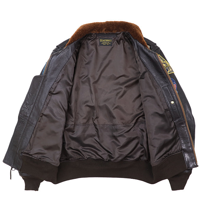 アヴィレックス TOP GUN ゴートレザーフライトジャケット