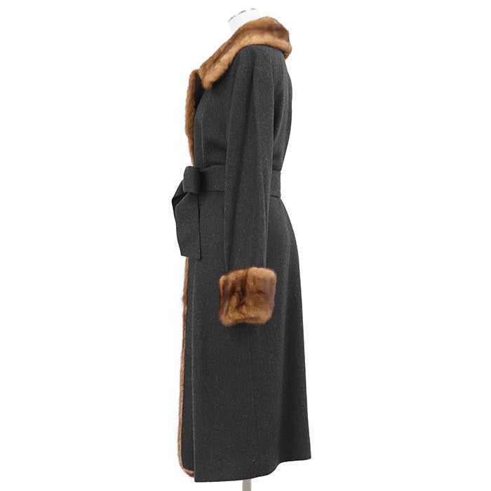 フォクシーブティック カシミヤウールミンクコート