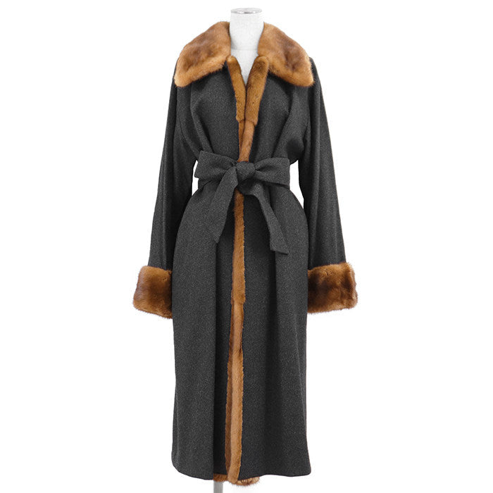 フォクシーブティック カシミヤウールミンクコート
