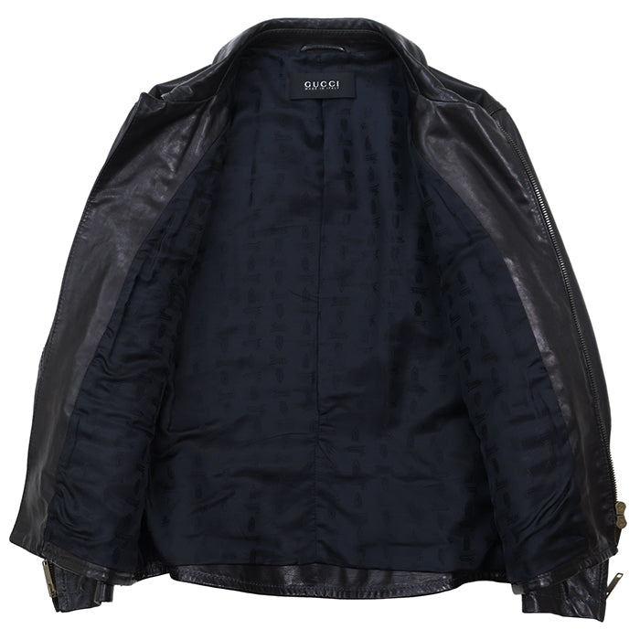 グッチ レザージャケット