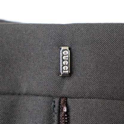 グッチ 刺繍ウールギャバジン スーツ