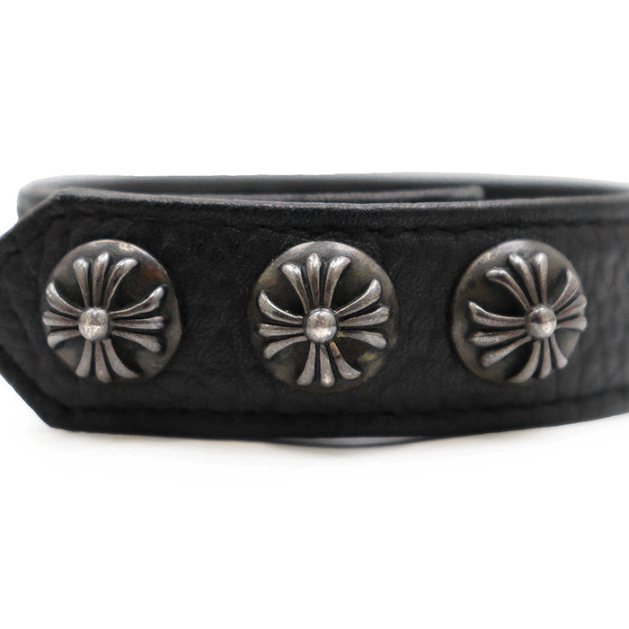 クロムハーツ レザーブレスレット