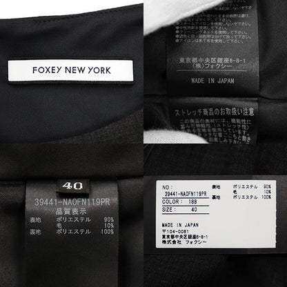 フォクシーニューヨーク ポリエステルウールワンピース